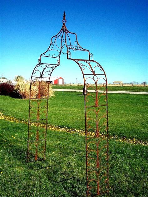 solid metal arches for gardens